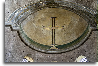 Iconoclastic Period Cross::Hagia Irene, Istanbul Turkey::