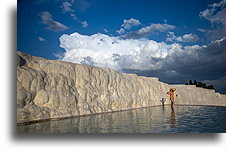 Travertine Wall #1::Pamukkale, Turkey::