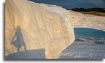 Shadow on the Wall::Pamukkale, Turkey::