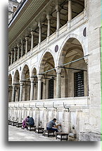 Ablution Area::Suleymaniye Mosque, Istanbul, Turkey::