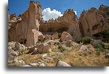 The First Valley in Zelve::Zelve Valley, Cappadocia, Turkey::