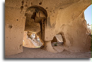 Fish Church Entrance::Zelve Valley, Cappadocia, Turkey::