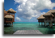 Jetty::Bora Bora, French Polynesia::