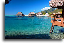 Water Entrance::Moorea, French Polynesia::