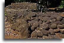 Marae Ahu o Mahine::Moorea, French Polynesia::