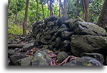 Side Wall of the Platform::Nuku Hiva, Marquesas::