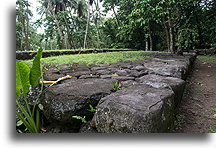 Paepae (house platform)::Nuku Hiva, Marquesas::