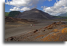 Walking to Volcano::Mount Yasur, Vanuatu, Oceania::