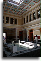 Atrium with Open Ceiling::Getty Villa, California United States::