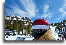 Red Helmet::Mammoth, CA, USA::