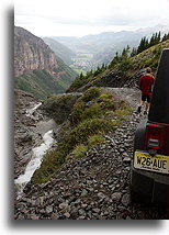 Checking the Road #1::It was a place where the nearby stream was tuning into an Ingram Falls::