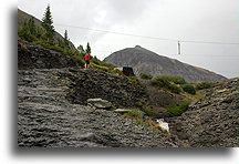 Walking the “Steps”::This part of the road I walked three times up and down::