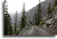 On the Road::The rain stopped and we could enjoy the scenery::