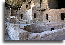 Kiva in Spruce Tree House #2::Mesa Verde, Colorado, USA::