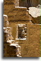 Rectangle Shaped Doorway::Mesa Verde, Colorado, USA::