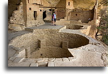 Kiva in Balcony House::Mesa Verde, Colorado, USA::