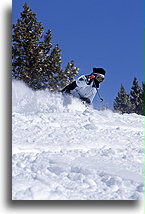 Down the Siberia Bowl::Vail, Colorado United States::