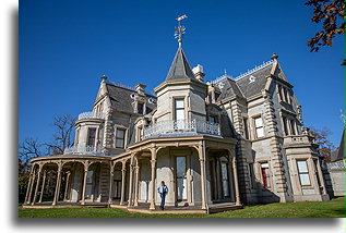 South Side::Lockwood-Mathews Mansion, Connecticut, USA::