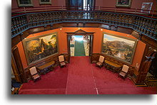 Rotunda::Lockwood-Mathews Mansion, Connecticut, USA::