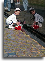 Kid with Flowers::Washington D.C., United States::