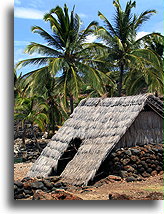 Ancient Hawaiian House::Big Island, Hawaii::