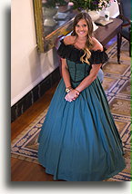 Lady in Long Dress::Oak Alley Plantation, Louisiana, United States::