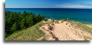 Lake Superior View::Grand Sable Dunes. Michigan, USA::