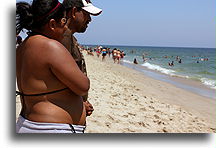 Locals on the Beach::New Jersey, United States::