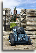 Embrasure View::Fort Stanwix, New York, United States::