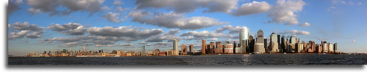 Manhattan Skyline::New York City, USA::