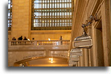 Lamps above the cash registers::New York City, USA::