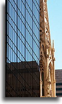 Cathedral Surrounded by Skyscrapers::New York City, USA::