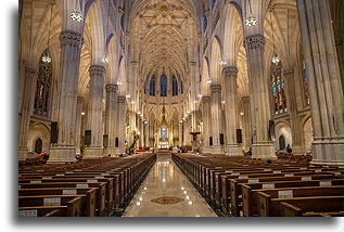 St. Patrick's Main Nave::New York City, USA::