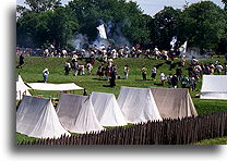 British Troops in the Attack::New York State, United States::