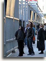 Viewing Wall #2::Former World Trade Center site<br /> Spring 2004::