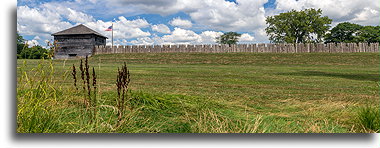 Fort Defence Wall::Fort Meigs, Ohio, USA::