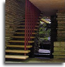 Stariway::Fallingwater, Pennsylvania. USA::