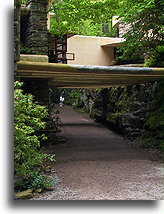 Passageway in Fallingwater::Fallingwater, Pennsylvania. USA::