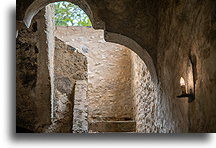 Stairwell::Mission Concepción, Texas, USA::