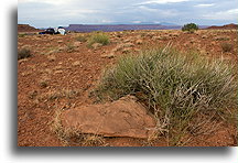 A lonely tent::Island in the Sky, Canyonlands, Utah, USA::