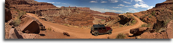 Colorado River below::Island in the Sky, Canyonlands, Utah, USA::