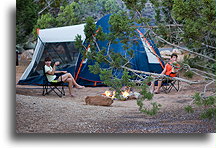 Camping near Coral Pink Sand Dunes::Coral Pink Sand Dunes, Utah, USA::