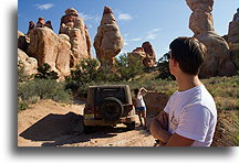 Needles in Canyonlands::Needle District in Canyonlands, Utah, USA::