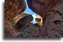 Cracked Cave::Needle District in Canyonlands, Utah, USA::