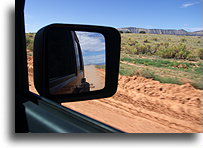 Driving Hole in the Rock Road::Grand Staircase-Escalante, Utah, USA::