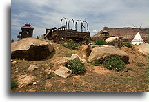 ... an old wagon::Virgin, Utah, USA::