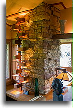 Wright desk lamps::Taliesin, Wisconsin, USA::