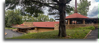 Visitor Center at Taliesin #1::Taliesin, Wisconsin, USA::