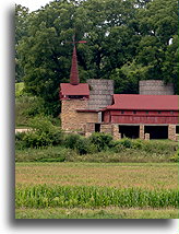 Farm Buildings #2::Taliesin, Wisconsin, USA::