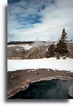 Geyser Hill #2::Geysers in Yellowstone, United States::